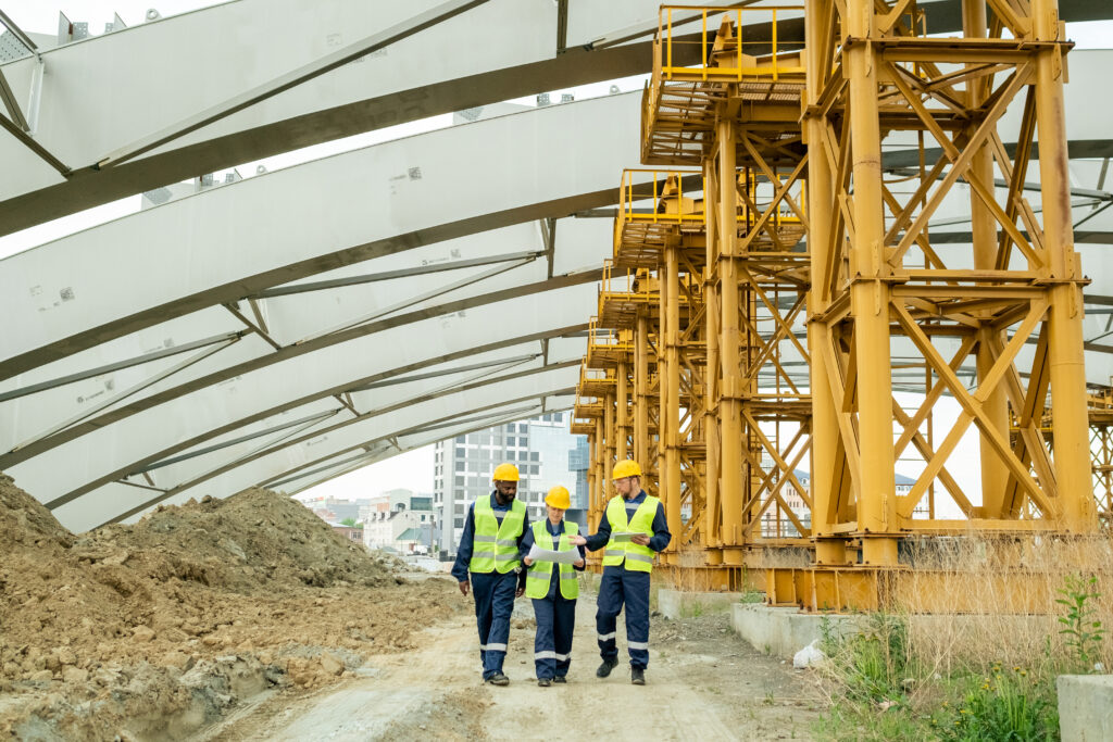 Engineers on site